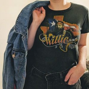 True Vintage Willie Nelson & Family Concert Tee